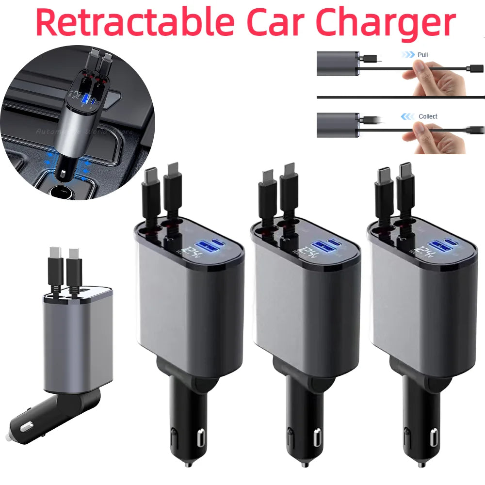 Tech Charge - Retractable Car Charger